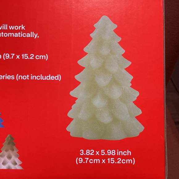 Merry Brite Glitter Tree LED Candle Set New - Picture 14 of 14